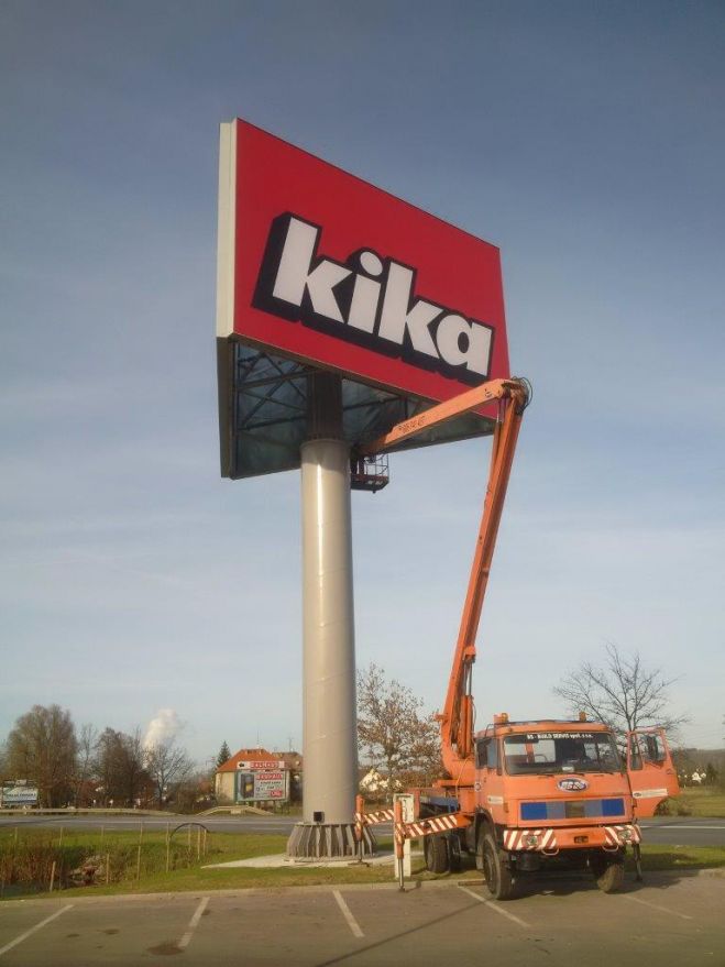 Complete delivery of steel pylon for KIKA ČB