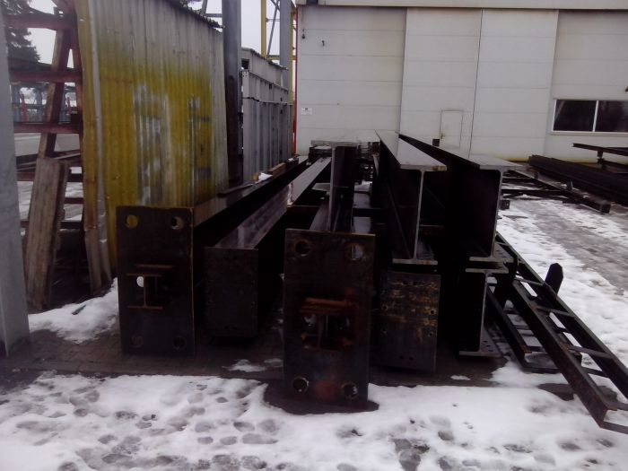 Producing of steel structure of pipe conveyor to final customer in Belgium