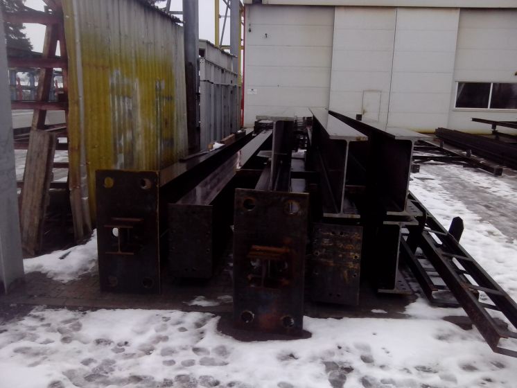 Producing of steel structure of pipe conveyor to final customer in Belgium